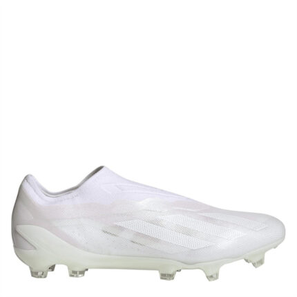 adidas X Crazyfast Firm Ground Football Boots – White/White