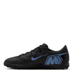 Nike Mens Zoom Mercurial Vapor 16 Turf Football Boots – Black/Blue – view 2