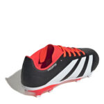 adidas Predator 24 Junior Firm Ground Football Boots – Black/White/Red – view 4