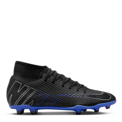 Nike Mercurial Superfly Firm Ground Football Boots – Black/Chrome