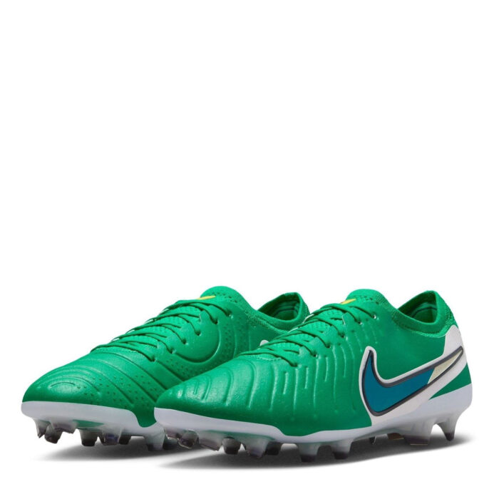Nike Tiempo Legend 10 Firm Ground Football Boots – Green/Black – view 4