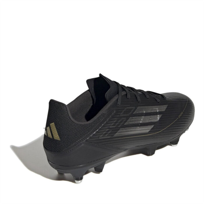 adidas F50 Soft Ground Football Boots – Black/Silver – view 4