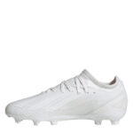 adidas X Crazyfast Junior Firm Ground Football Boots – White/White – view 2