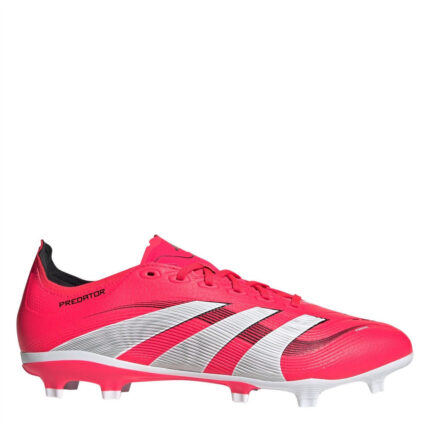 adidas Predator Firm Ground Football Boots – Red/White