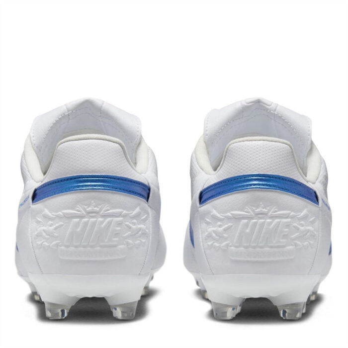 Nike Premier 3 Firm Ground Football Boots – White/Blue - Image 6