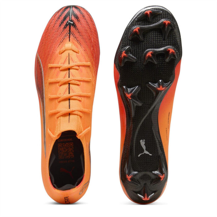 Puma Ultra 6 Carbon Firm Ground Football Boots – Heat Fire-Pum - Image 3