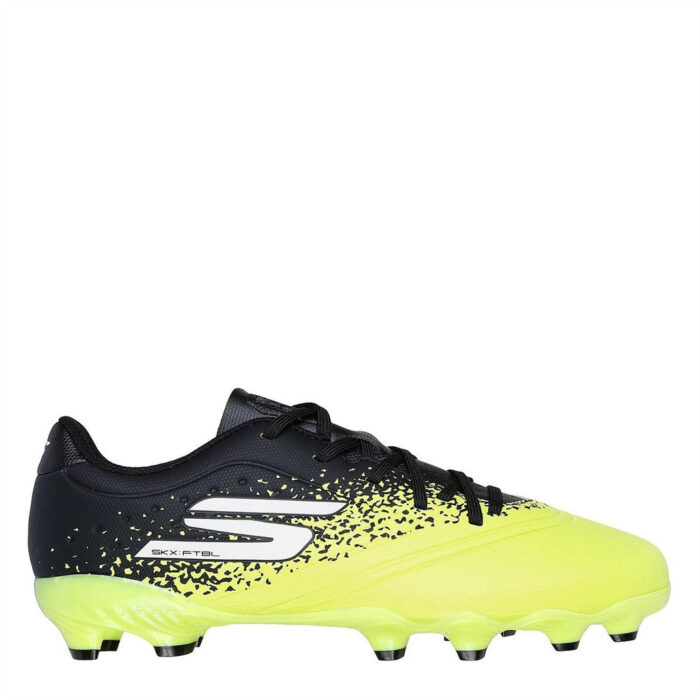 Skechers Razor Junior Firm Ground Football Boots – Yellow/Black – view 8