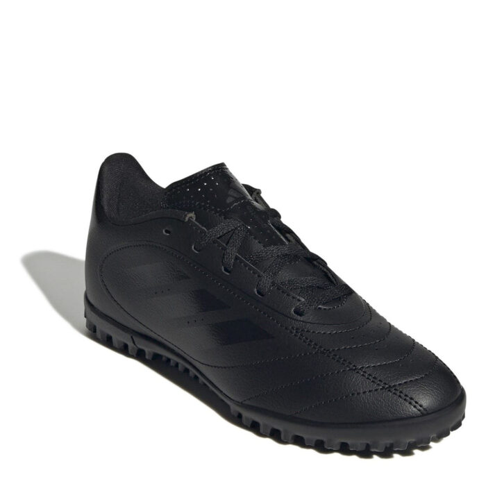 adidas Goletto Junior Turf Football Boots – Black/Black – view 3