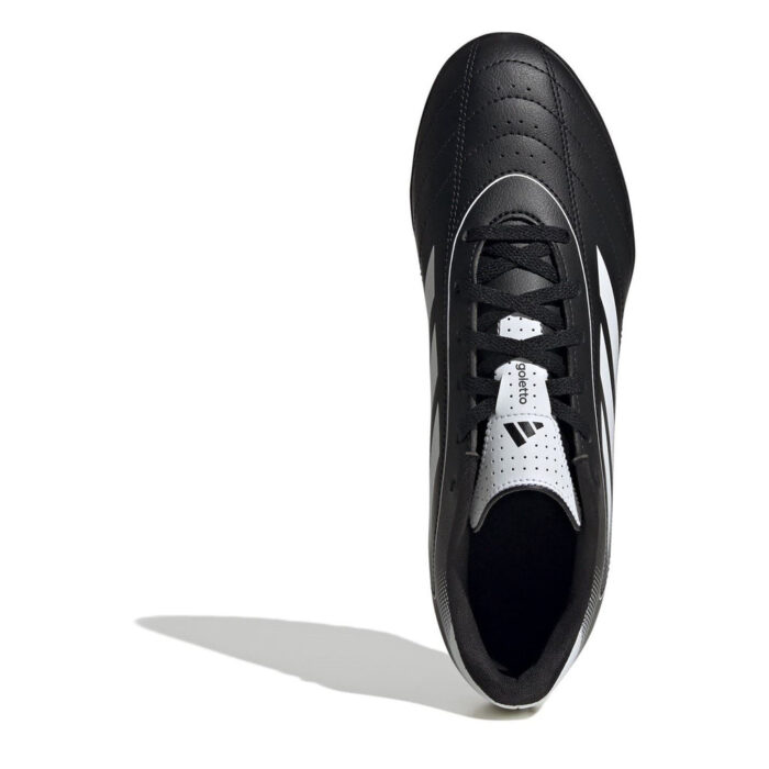adidas Goletto Turf Football Boots – Black/White – view 5
