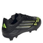adidas F50 Junior Firm Ground Football Boots – Black/Lemon – view 4