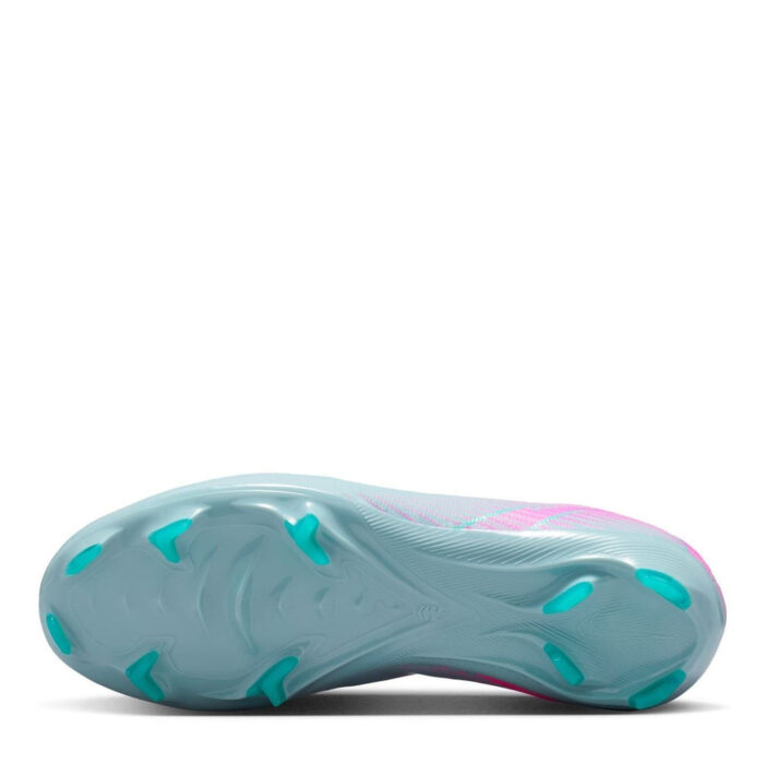 Nike Mercurial Vapor 16 Junior Firm Ground Football Boots – Grey/Pink – view 3