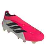 adidas Predator Firm Ground Football Boots – Red/Blk/White – view 4