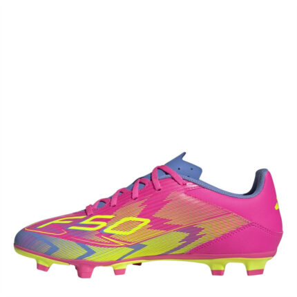 adidas F50 Firm Ground Football Boots – Pink/Lem/Blue – view 2