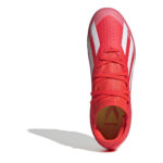 adidas X Crazyfast Junior Firm Ground Football Boots – Red/Wht/Yellow – view 5
