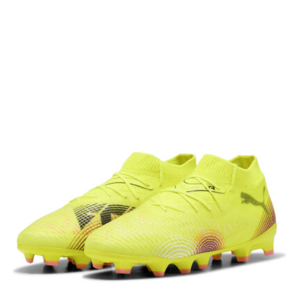 Puma Future 8 Junior Firm Ground Football Boots – Yellow/Black
