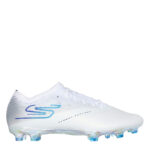 Skechers Razor Firm Ground Football Boots – White - Image 3