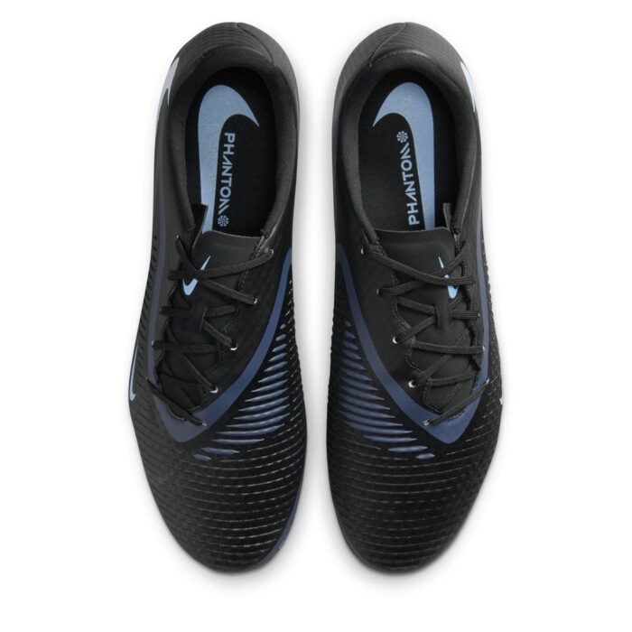 Nike Phantom 6 Low Firm Ground Football Boots – Black/Black – view 6