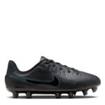 Nike Tiempo Legend 10 Junior Firm Ground Football Boots – Black/Green
