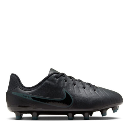 Nike Tiempo Legend 10 Junior Firm Ground Football Boots – Black/Green