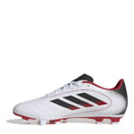adidas Goletto Firm Ground Football Boots – White/Solar Red – view 2
