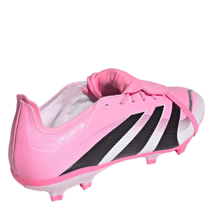 adidas Predator Firm Ground Football Boots – Pink/White – view 4