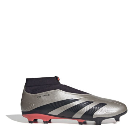 adidas Predator 24 Firm Ground Football Boots – Silver/Black
