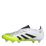 adidas Predator Soft Ground Football Boots – White/Blk/Lemon – view 3