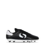 Sondico Strike Junior Firm Ground Football Boots – Black/White