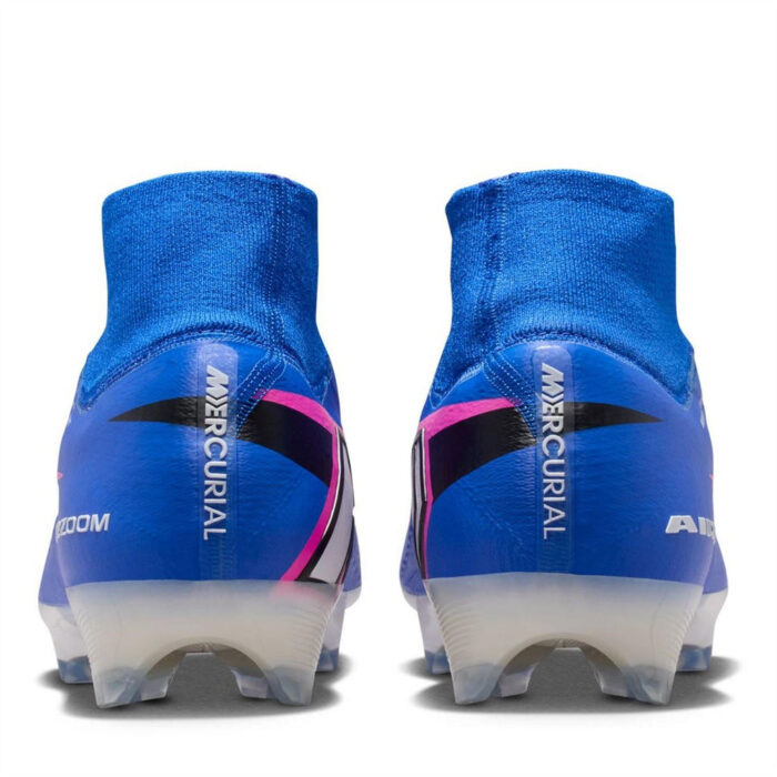 Nike Mercurial Superfly 10 Firm Ground Football Boots – Blue/Pink/White - Image 5