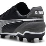 Puma King Junior Firm Ground Football Boots – Black/White - Image 5