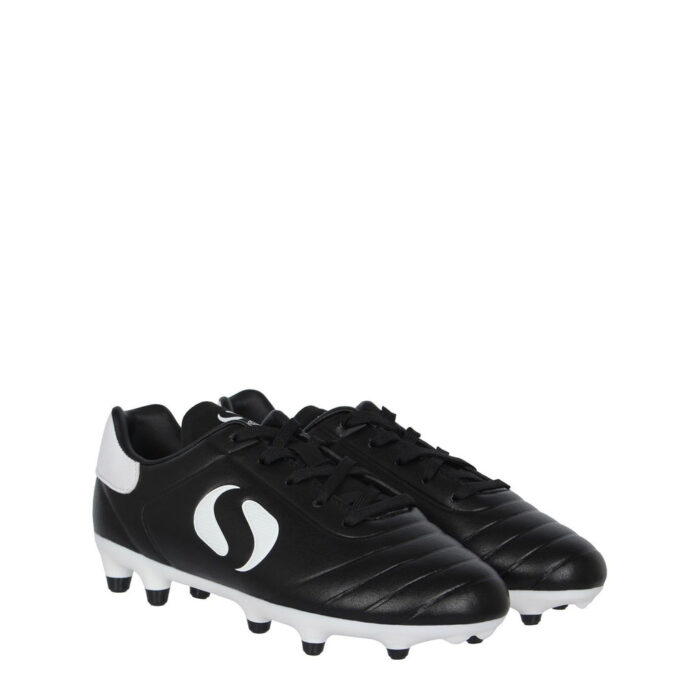 Sondico Strike Junior Firm Ground Football Boots – Black/White – view 4