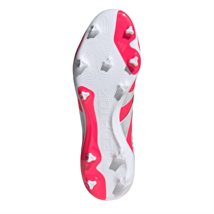 adidas Predator Firm Ground Football Boots – Red/White – view 6