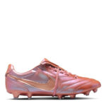 Nike Tiempo Ligera Firm Ground Football Boots – Rose Gold/Gold