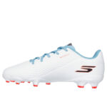 Skechers Skx.2 Junior Firm Ground Football Boots – White/Blue – view 2
