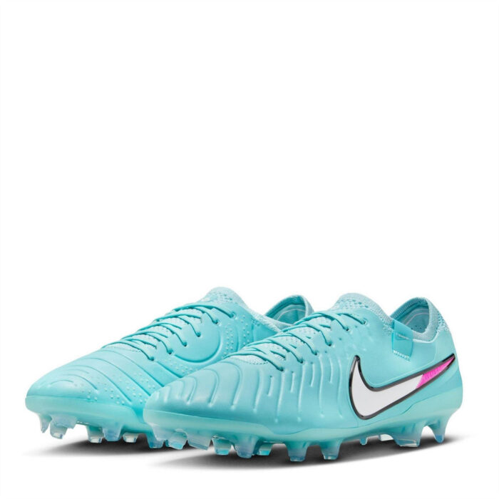 Nike Tiempo Legend 10 Firm Ground Football Boots – Blue/White - Image 4