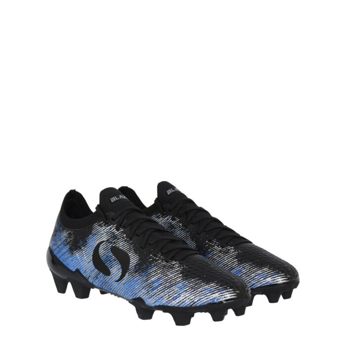 Sondico Blaze Junior Firm Ground Football Boots – Black/Blue – view 4