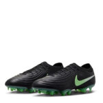 Nike Tiempo Maestro Firm Ground Football Boots – Black/Green – view 4