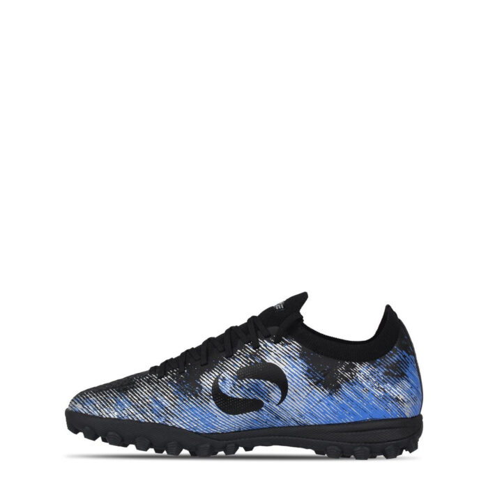 Sondico Blaze Junior Turf Football Boots – Black/Blue - Image 2