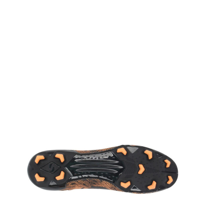 Sondico Blaze Junior Firm Ground Football Boots – Black/Orange – view 3