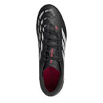 adidas Predator Firm Ground Football Boots – Black/Red – view 5
