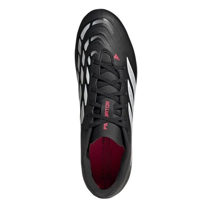 adidas Predator Firm Ground Football Boots – Black/Red – view 5
