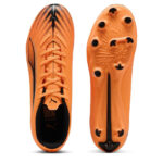 Puma Ultra 6 Firm Ground Football Boots – Orange/Black – view 3