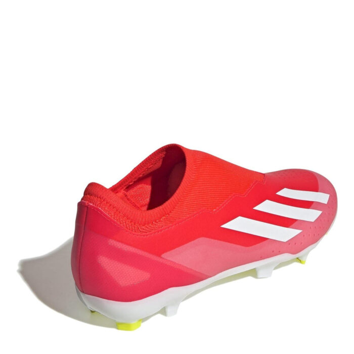 adidas X Crazyfast Firm Ground Football Boots – Red/Wht/Yellow – view 4