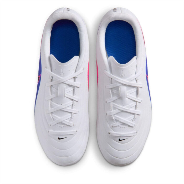 Nike Junior Firm Ground Football Boots – Blue/Wht/Pink – view 6