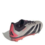 adidas Predator 24 Junior Firm Ground Football Boots – Silver/Black – view 4