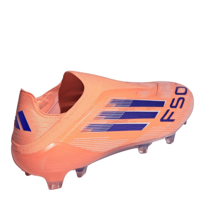 adidas F50 Firm Ground Football Boots – Orange/Blue – view 5