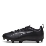 Puma Ultra Junior Firm Ground Football Boots – Black/White - Image 2