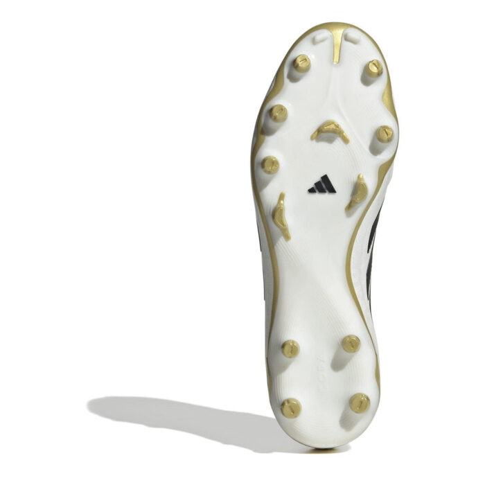 adidas Copa Pure 3 Firm Ground Football Boots – White/Blk/Gold - Image 6