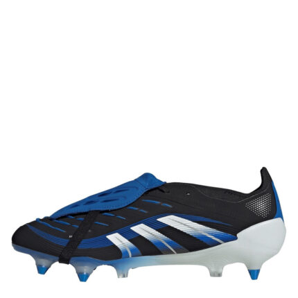 adidas Predator Soft Ground Football Boots – Black/Blue – view 2