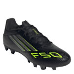 adidas F50 Messi Firm Ground Football Boots – Black/Lemon - Image 3
